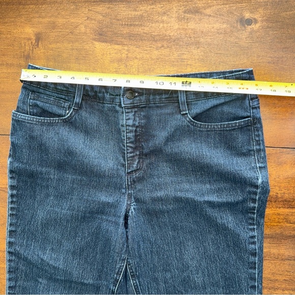 Jones New York Womens Dark Wash Denim Sutton Straight Blue Jeans 16P Petite - Picture 5 of 8